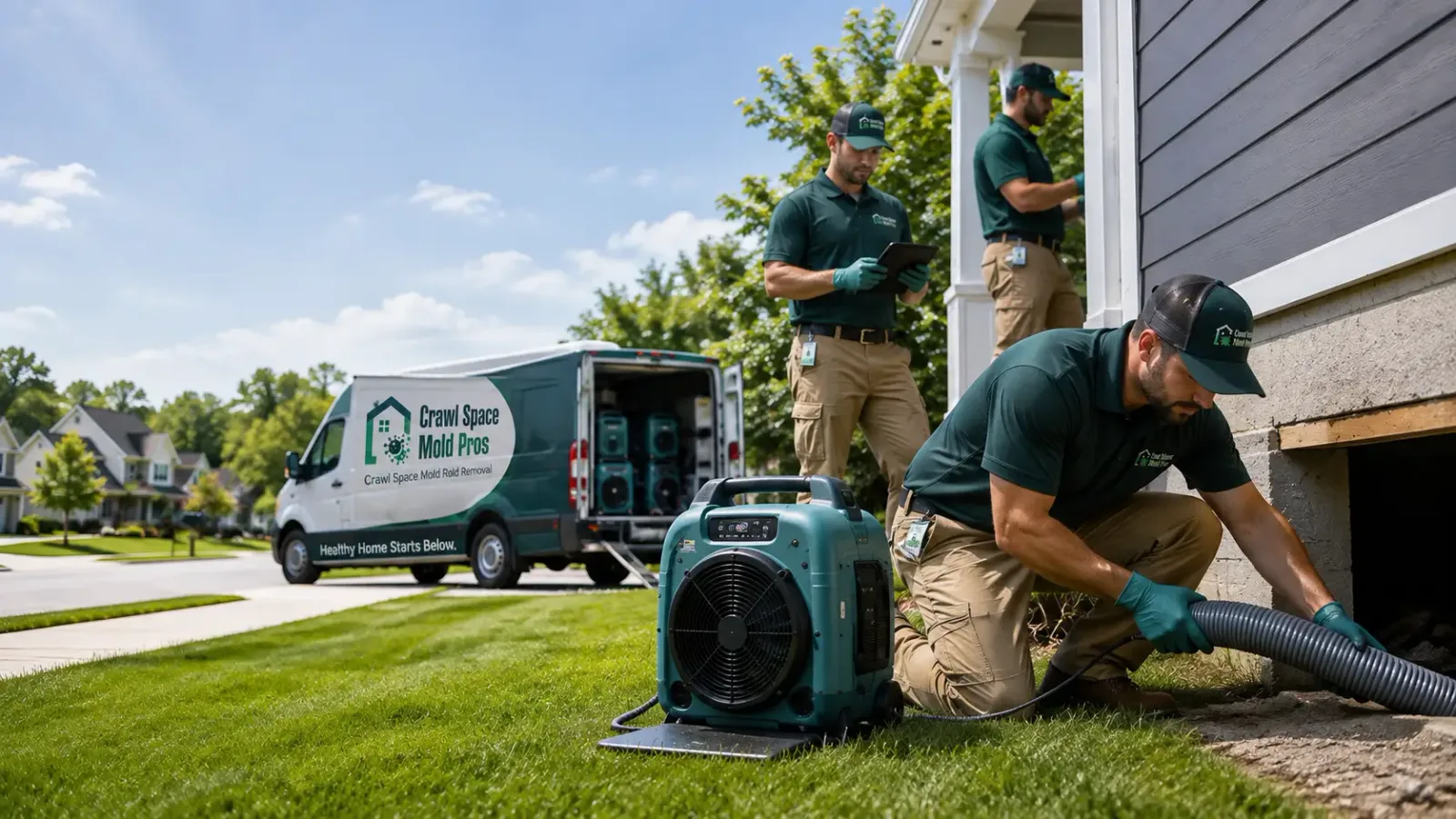 Crawl Space Mold Removal in Midway, KY